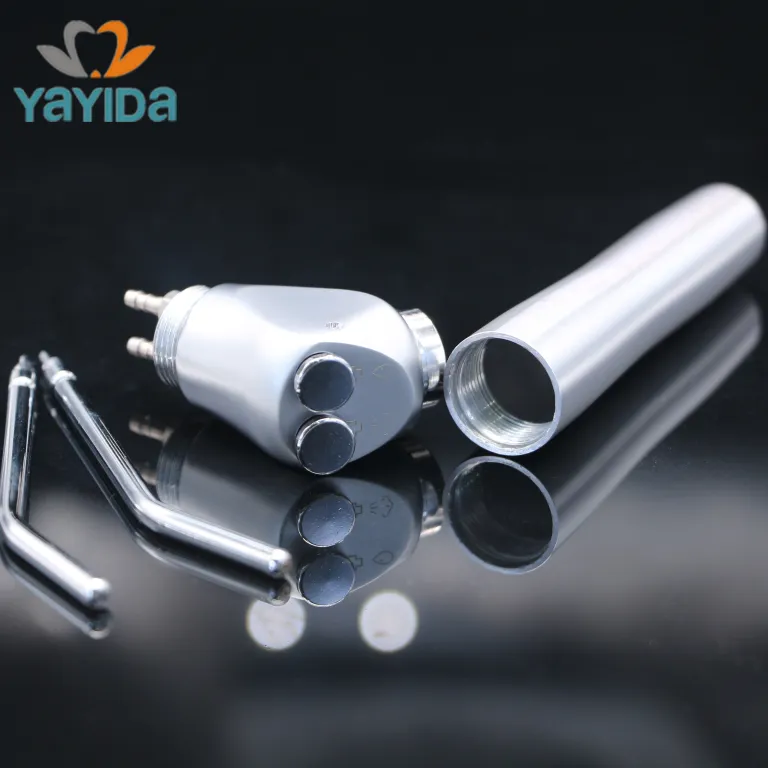 Jeringa triple YAYIDA dental de tres vías, 2 boquillas, jeringa de aire y agua para silla de unidad dental, pieza de repuesto