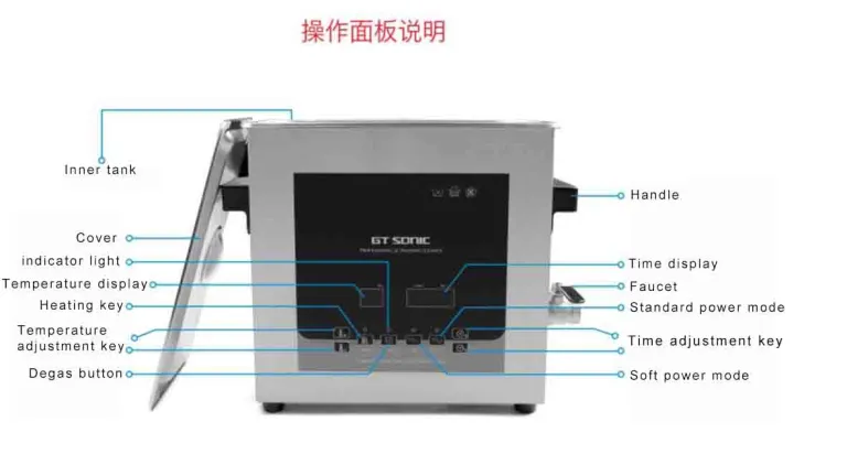 Limpiador ultrasónico Dental YAYIDA Digital SUS304 3L portátil comercial sumergible de acero inoxidable 300w